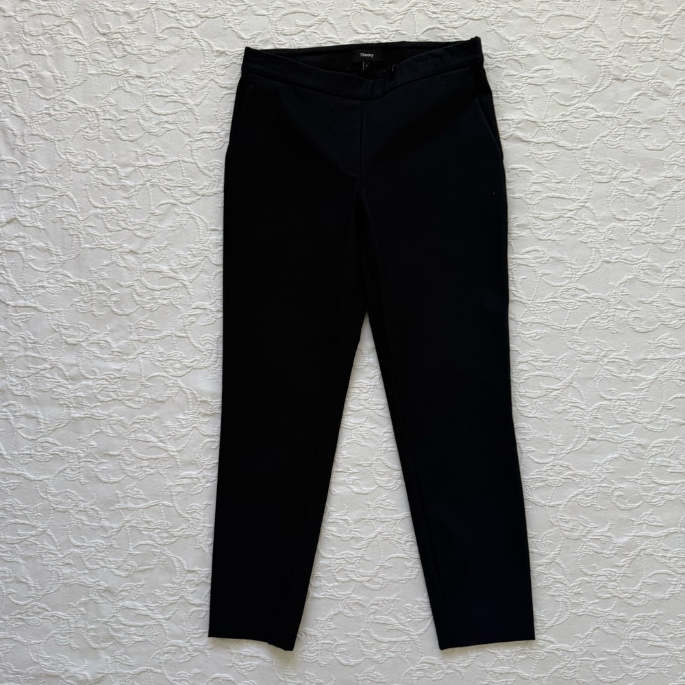 Theory Classic Black Ankle Pants